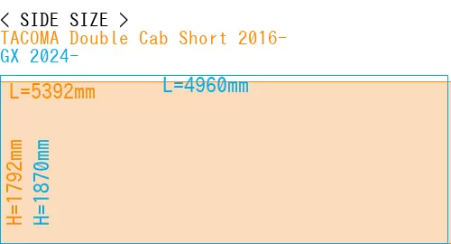 #TACOMA Double Cab Short 2016- + GX 2024-